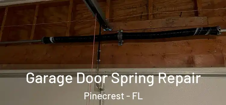  Garage Door Spring Repair Pinecrest - FL